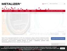 Tablet Screenshot of metalizer.pl